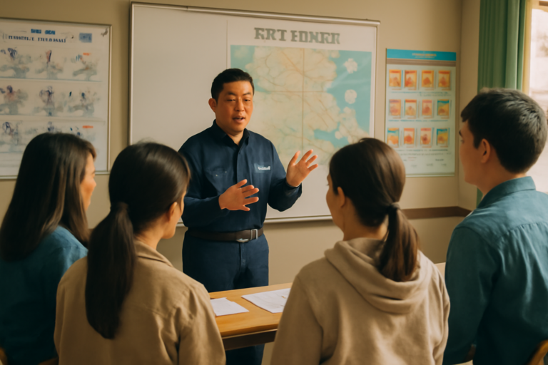 Hơn 40 thực tập sinh Việt tham gia lớp học phòng chống thiên tai tại Miyagi