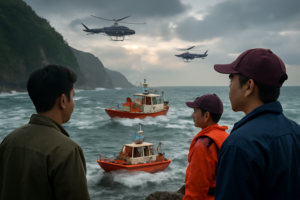 NÓNG: 3 thực tập sinh Việt Nam mất tích sau khi rơi xuống biển tại Fukui